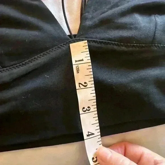 Large black‎ caged bralette.NWOT. Non adj straps . Super cute! - Picture 10 of 11